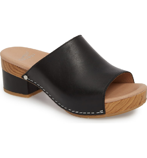 dansko sand parson leather mule