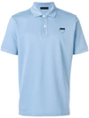 Prada Classic Polo Shirt In Blue