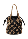 Judith Leiber Sparkle Crystal Net Top-handle Bag In Black