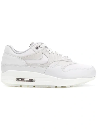 Nike Air Max 1 Premium Suede Sneakers In Grey