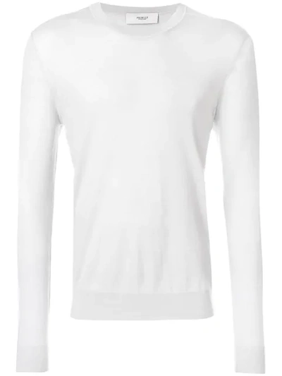 Pringle Of Scotland Cashmere Round Neck Jumper - Grey In Grey