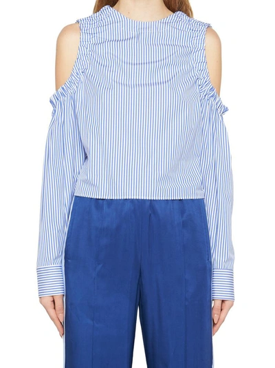 Tommy Hilfiger Hilfiger Collection Ithaca Top In Azure