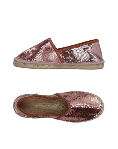 Espadrilles In Pastel Pink