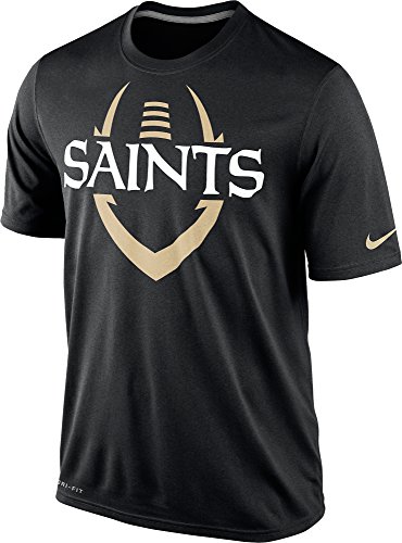 Nike New Orleans Saints Nfl Wordmark Football Legend Icon Bolt Dri-fit ...