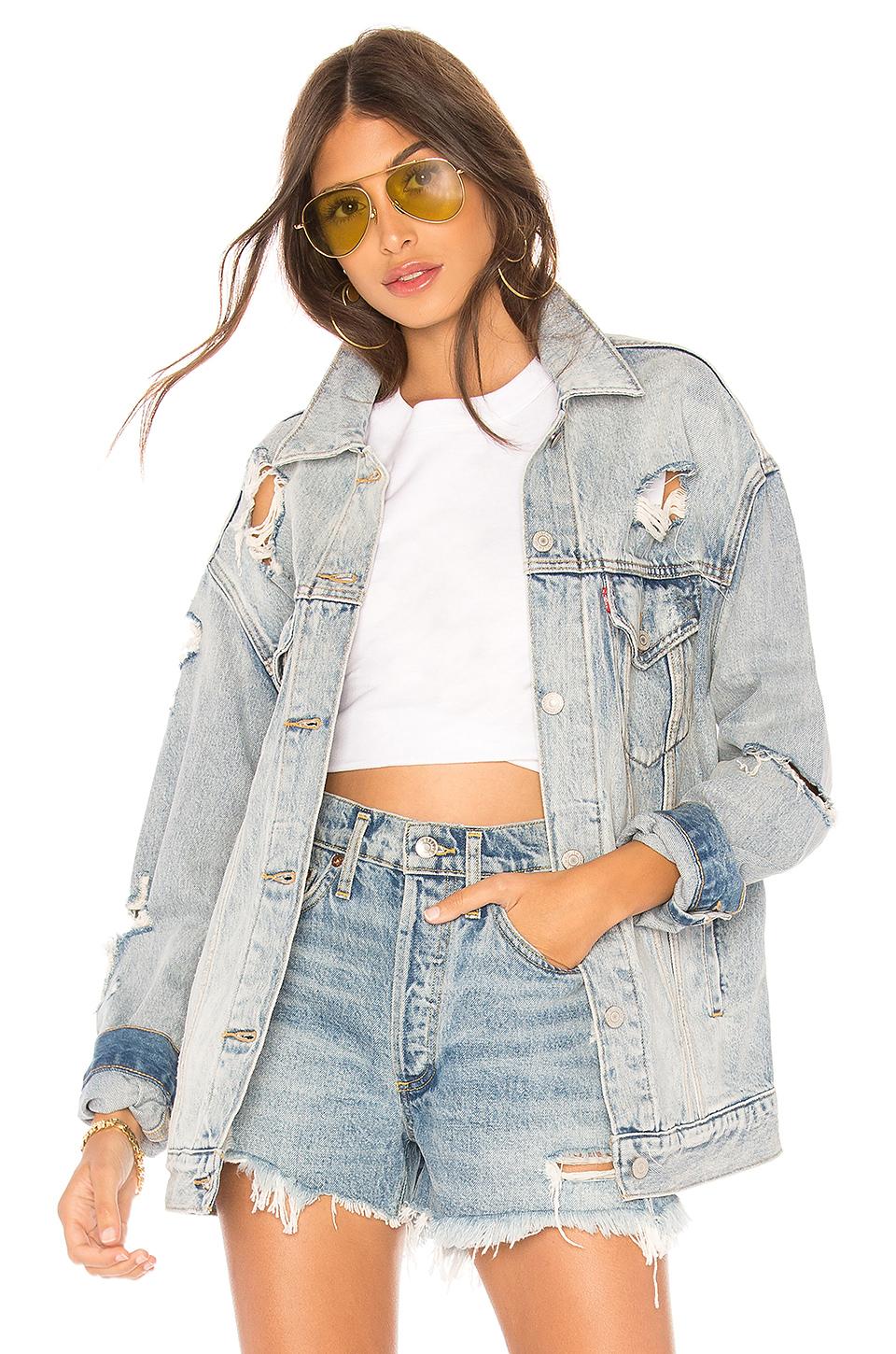 baggy trucker levis