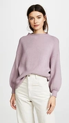 Line & Dot Alder Sweater In Lilac