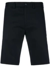 Dolce & Gabbana Slim-fit Bermuda Shorts In Black