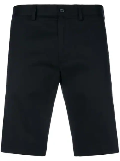 Dolce & Gabbana Slim-fit Bermuda Shorts In Black