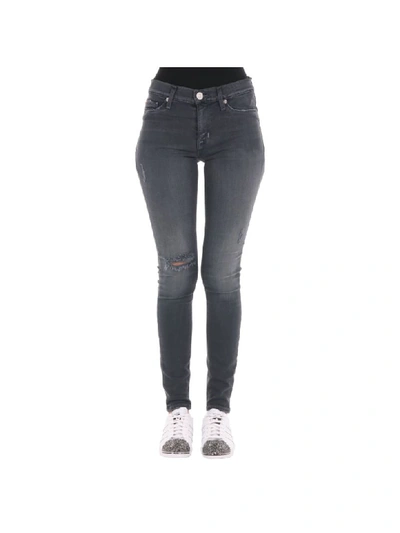 Hudson Super Skinny Nico Jeans In Grey