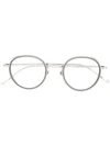 Matsuda Round Frame Glasses In Grey