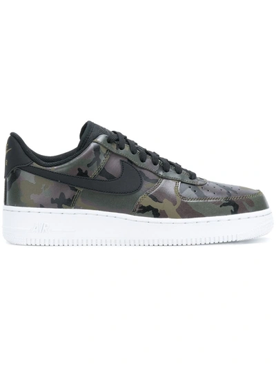 Nike Air Force 1 '07 Lv8 Camo Sneakers In Green