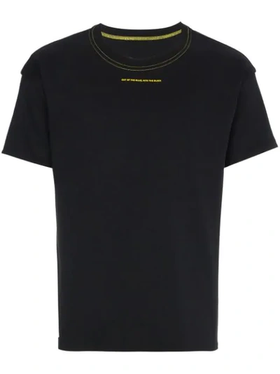 Alyx Reversible T Shirt With Sunset Print In Black