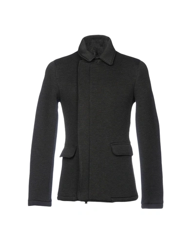 Emporio Armani Jacket In Steel Grey