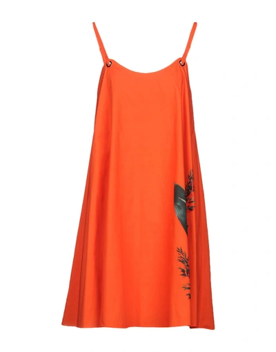 Cacharel Short Dress In Orange