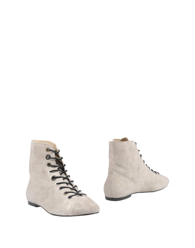 Nunc Ankle Boot In Light Grey