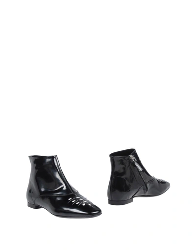 Emporio Armani Ankle Boot In Black
