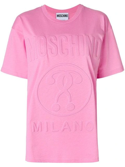 Moschino Embossed Logo T-shirt