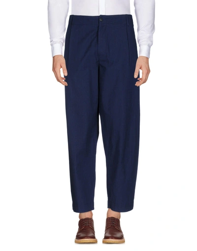 Folk Casual Pants In Dark Blue