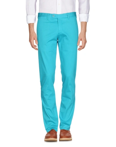 Fedeli Casual Pants In Turquoise