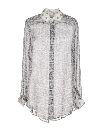 Pierre Balmain Patterned Shirts & Blouses In White