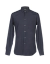 Bagutta Solid Color Shirt In Dark Blue