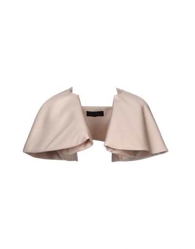 Io Couture Shrug In Light Pink