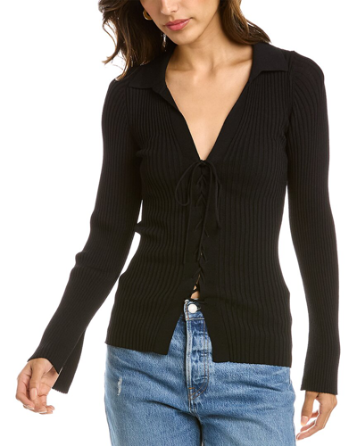 Cult Gaia Faye Cardigan In Black