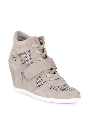 ash bowie mesh wedge sneakers