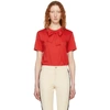 Simone Rocha Bow Tie T-shirt In Red