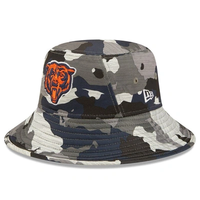 New Era Camo Chicago Bears 2022 Nfl Training Camp Official Mascot Bucket Hat