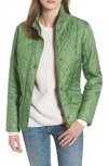 Barbour Flyweight Cavalry Quilted Jacket In Clover