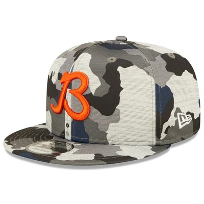 New Era Camo Chicago Bears 2022 Nfl Training Camp Official Script 9fifty Snapback Adjustable Hat