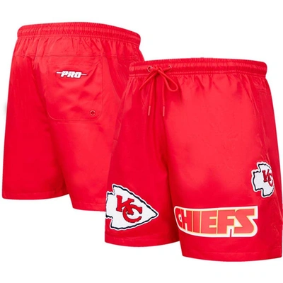 Pro Standard Red Kansas City Chiefs Woven Shorts