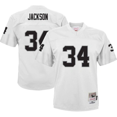 Mitchell & Ness Kids' Youth  Bo Jackson White Las Vegas Raiders 1988 Retired Player Legacy Jersey