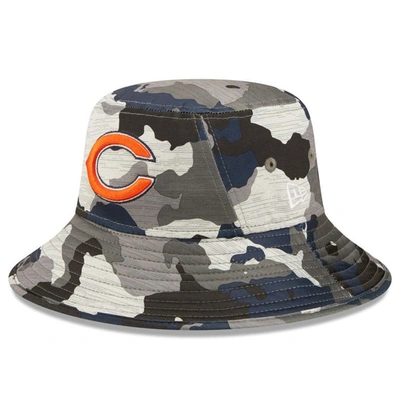 New Era Camo Chicago Bears 2022 Nfl Training Camp Official Bucket Hat