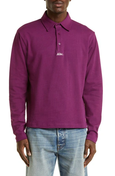 Advisory Board Crystals Abc. 123. Rugby Polo In Rhodolite Purple
