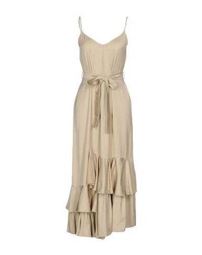 Boutique Moschino Evening Dress In Sand