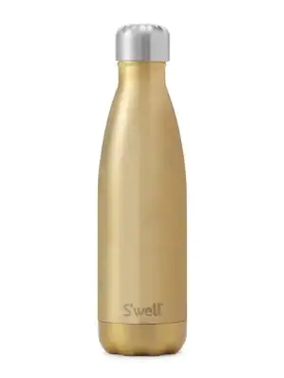S'well Glitter Thermal Stainless Steel Water Bottle In Sparkling Champagne