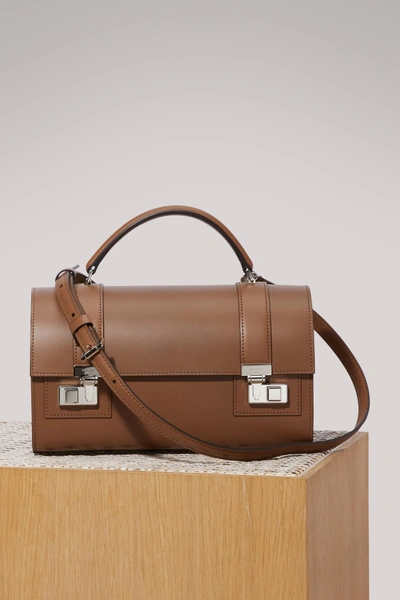 Moynat Leather Cabotin Crossbody Bag - Brown Handle Bags, Handbags -  MOYNA20780