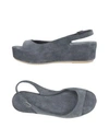 Roberto Del Carlo Sandals In Grey