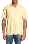 Tommy Bahama St Lucia Fronds Silk Camp Shirt In Jamaican Ginger