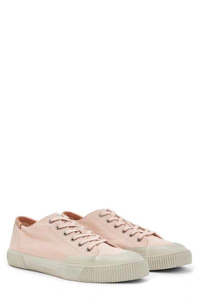 Allsaints Dumont Low Top Sneaker In Dip Dye Pink