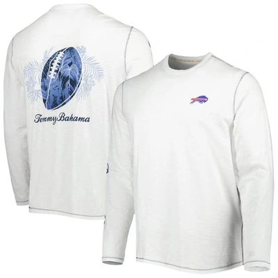 Tommy Bahama White Buffalo Bills Laces Out Billboard Long Sleeve T-shirt