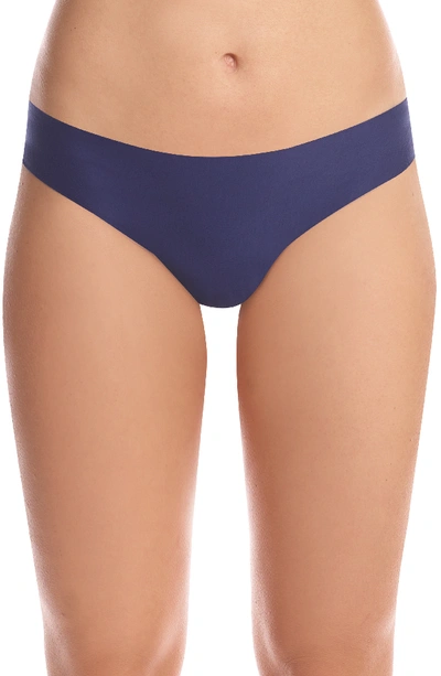 Commando 'butter' Stretch Modal Thong In Deep Sea