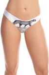 Commando Print Thong In Prowl
