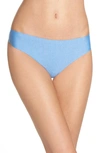 Honeydew Intimates Skinz Thong In Heather Sea Breezer