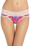 Honeydew Intimates Lace Waistband Hipster Panties In Gypsy Rose Floral