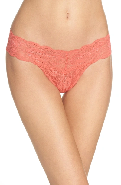 Cosabella 'never Say Never Cutie' Thong In Moroccan Rose