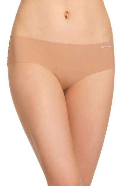 Calvin Klein 'invisibles' Hipster Briefs In Bronzed