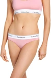 Calvin Klein Logo Thong In Penelope